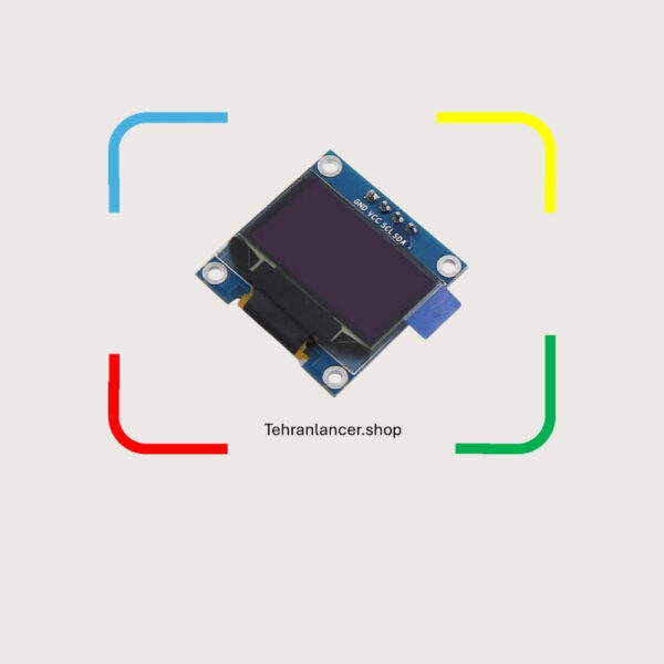 نمایشگر OLED سایز 0.96 اینچ (دارای پروتکل I2C)