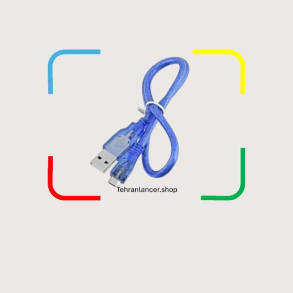 کابل تبدیل USB به MicroUSB مناسب برای ESP8266 و ESP32